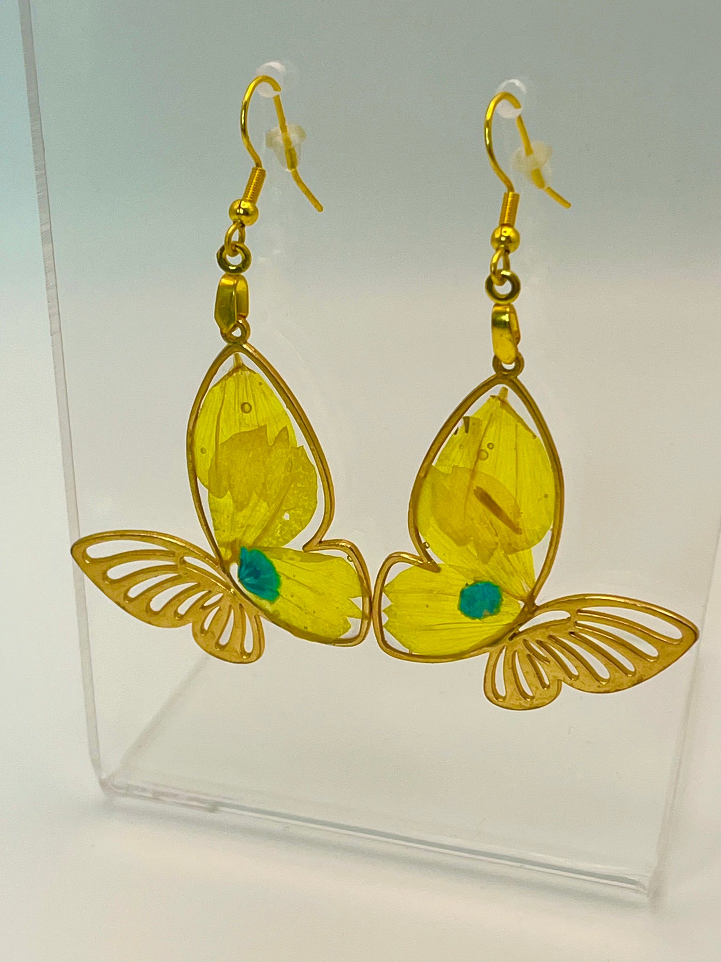 Warmth of Sunlight Butterfly Earrings