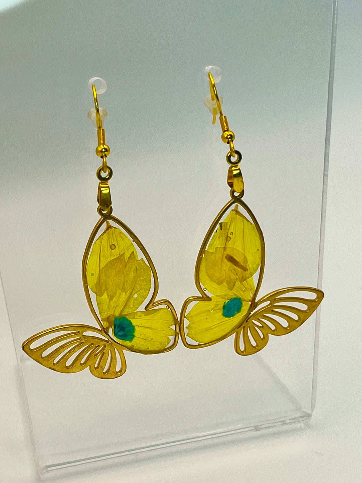 Warmth of Sunlight Butterfly Earrings