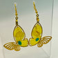 Warmth of Sunlight Butterfly Earrings