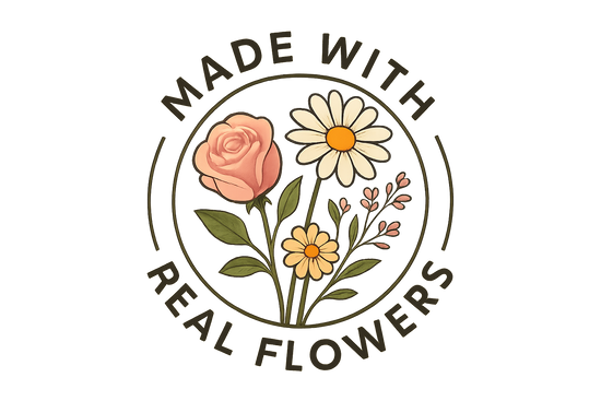 icon for made with real flowers